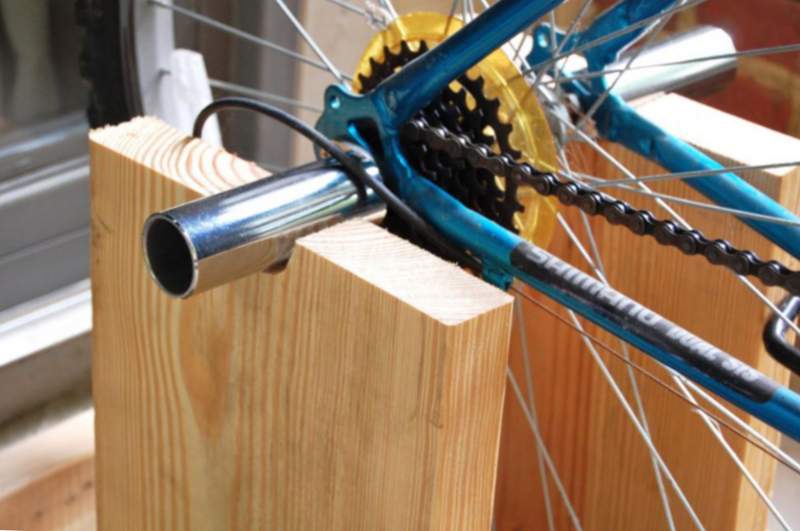 Bicicleta de bricolaje bicicleta estática