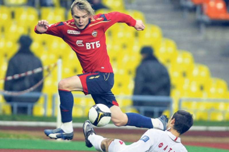 Milos Krasic en CSKA