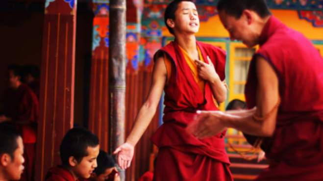 Monjos de tibet