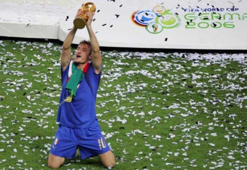Francesco Totti Campeón del Mundo 2006