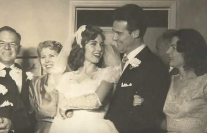 Steve Riiz y su primera esposa Sandra