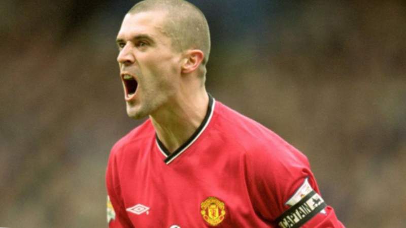 Roy Keane - capitán del Manchester United