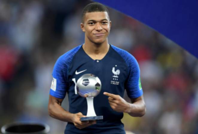 Killian Mbappe es la mejor jugadora joven en la Copa Mundial 2018