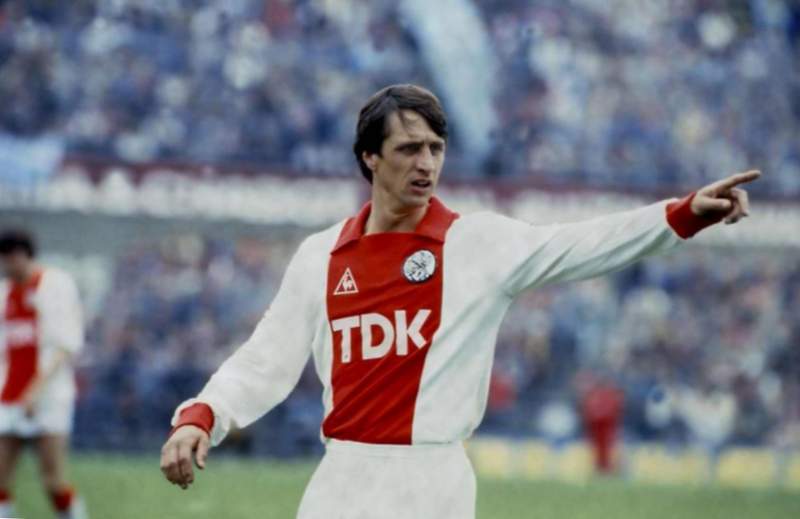 Johan Cruyff, estrella de Ajax y el equipo nacional holandés