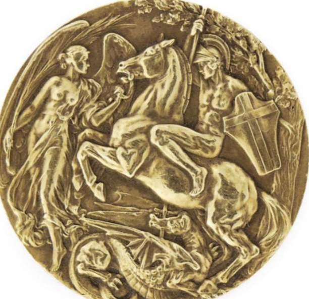 Medallón de oro