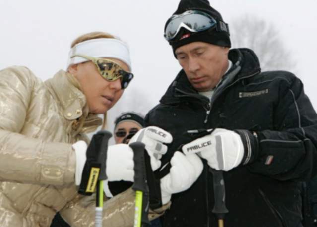Gladysheva y Putin