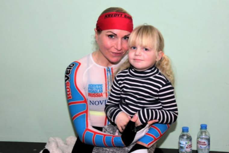 Olga con su hija