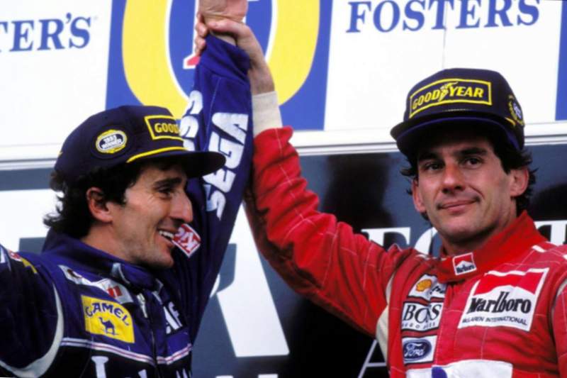 Senna y Prost en 1993